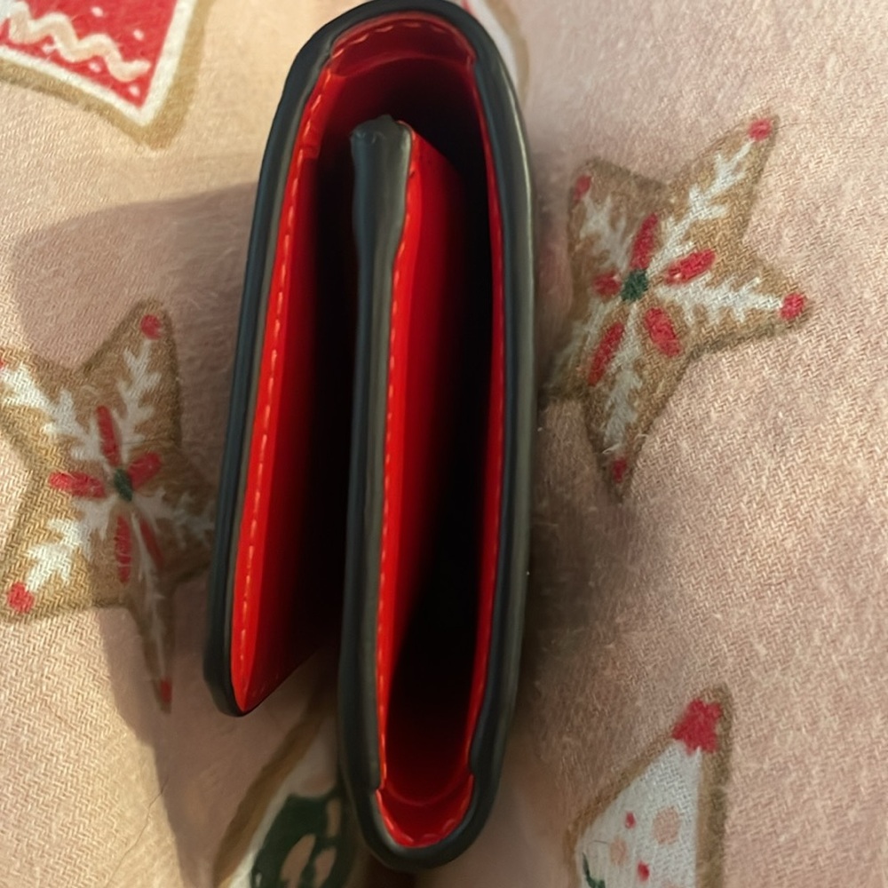 LOUBOUTIN WALLET trifold NWOT! - Picture 2 of 5